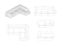 draw 2d furniture plans with full dimensions